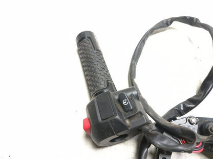 2002 Yamaha Yzf-r6 Front Brake Master Cylinder & Switch Grip Assy OEM