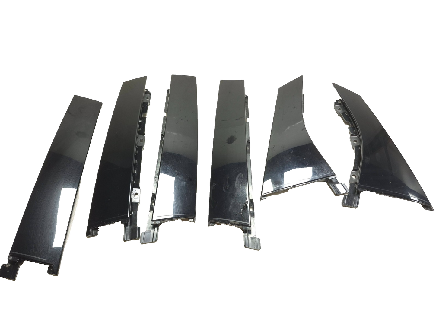 2017 Ford Focus Hatchback Door Pillar Applique Molding Front & Rear 6pcs OEM