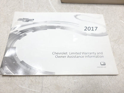 2017 Chevrolet Silverado 1500 Owner's Manual Book OEM