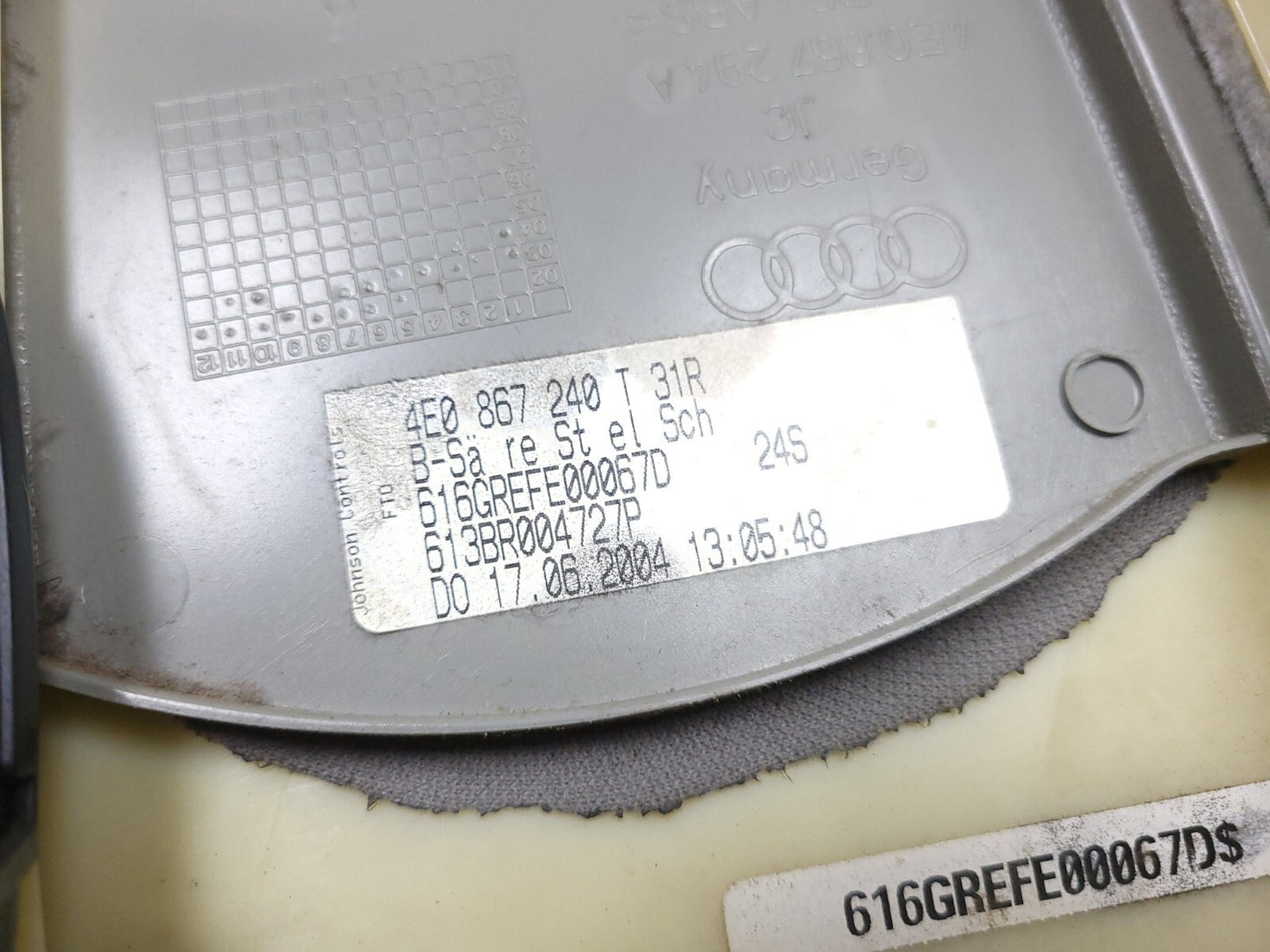 2004 - 2010 Audi A8l A8 S8 B Pillar Upper Trim Left & Right OEM