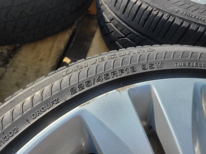 2010 Hyundai Genesis Coupe Wheels W/ Tire Bridgestone 245/45rf18 4pcs ✅