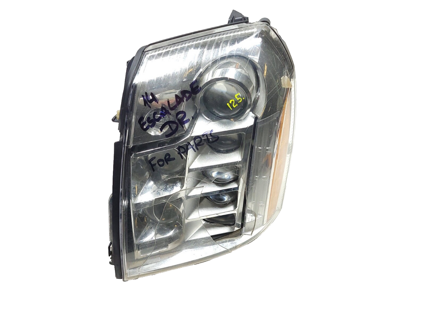 2007-2014 Cadillac Escalade Headlight Driver Side Left Platinum OEM *for Parts*