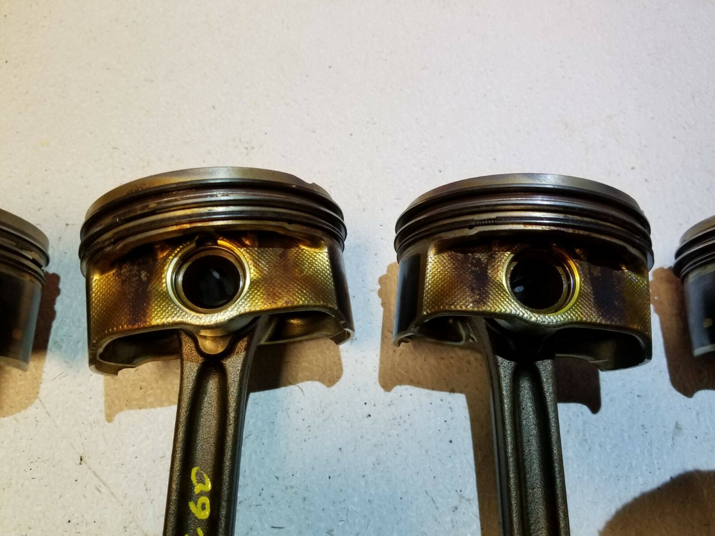 2010 Volvo Xс60 3.2l Piston W/ Connecting Rod 6pcs OEM