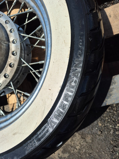 2004 Kawasaki Vulcan 800 Vn800 Wheel Rim W/ Tire Front & Rear Em