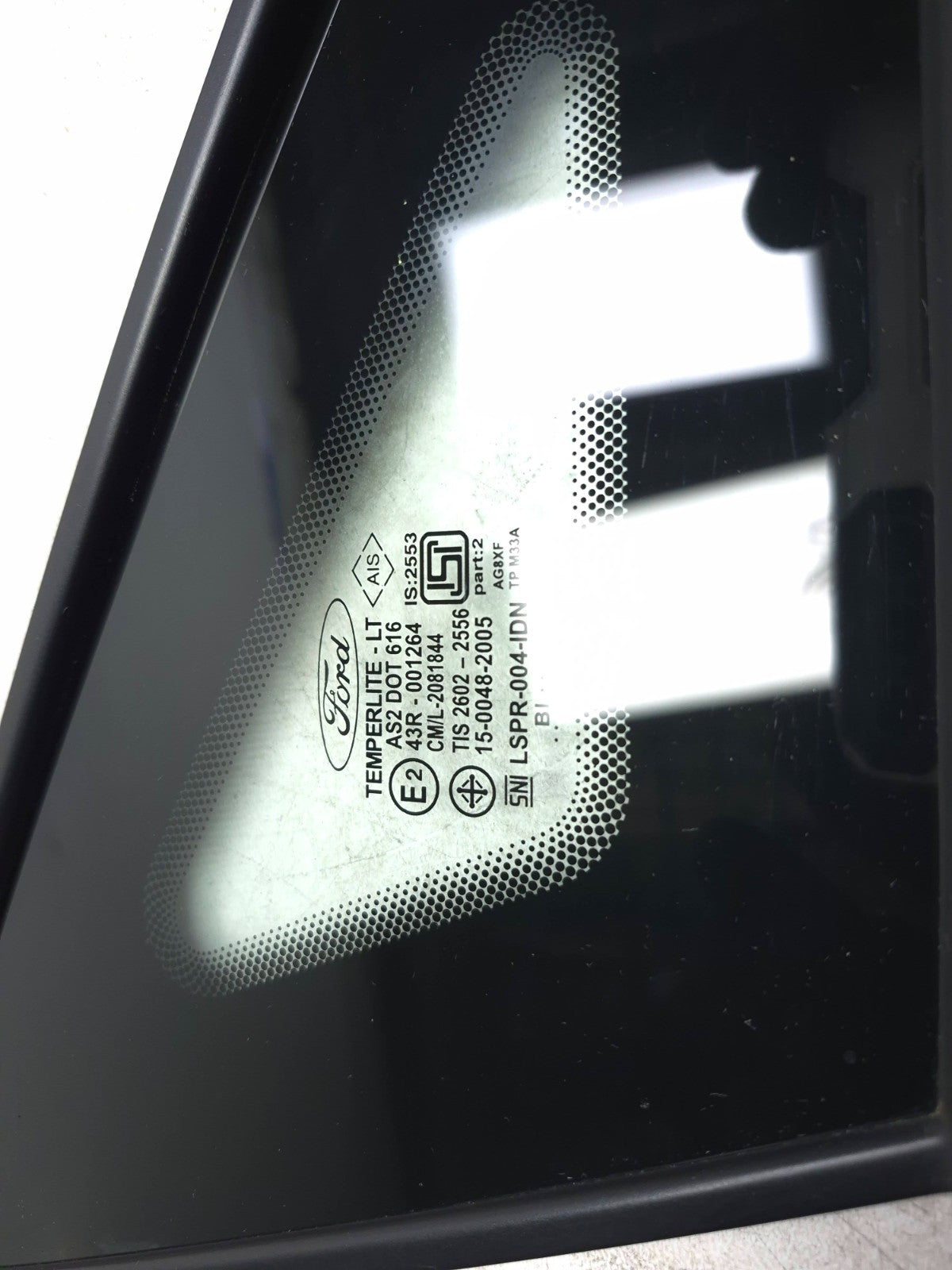 2019 Ford Ecosport Front Vent Glass Front Passenger Side Right OEM