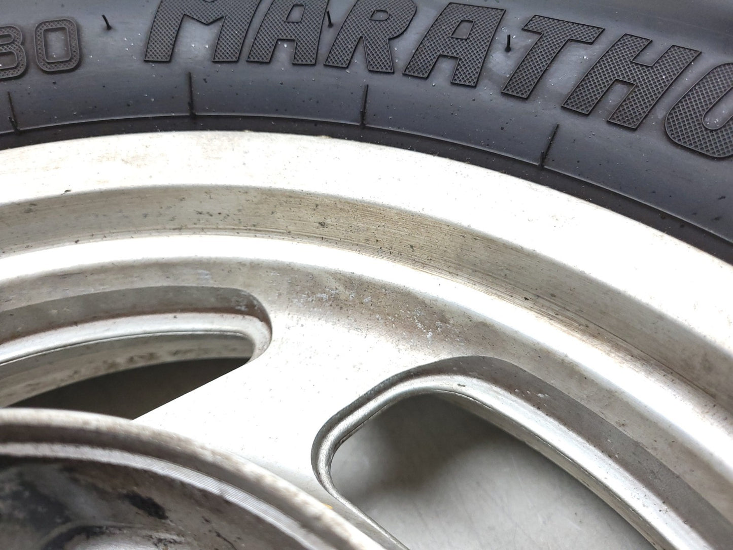 2002 Honda Magna Vf 750c Rear & Front Wheel Rim & Tire Assy OEM