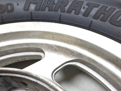 2002 Honda Magna Vf 750c Rear & Front Wheel Rim & Tire Assy OEM