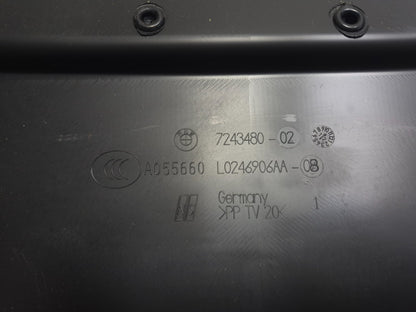 2013 BMW 328i F30 Front Right Passenger Seat Back Trim Cover Panel OEM