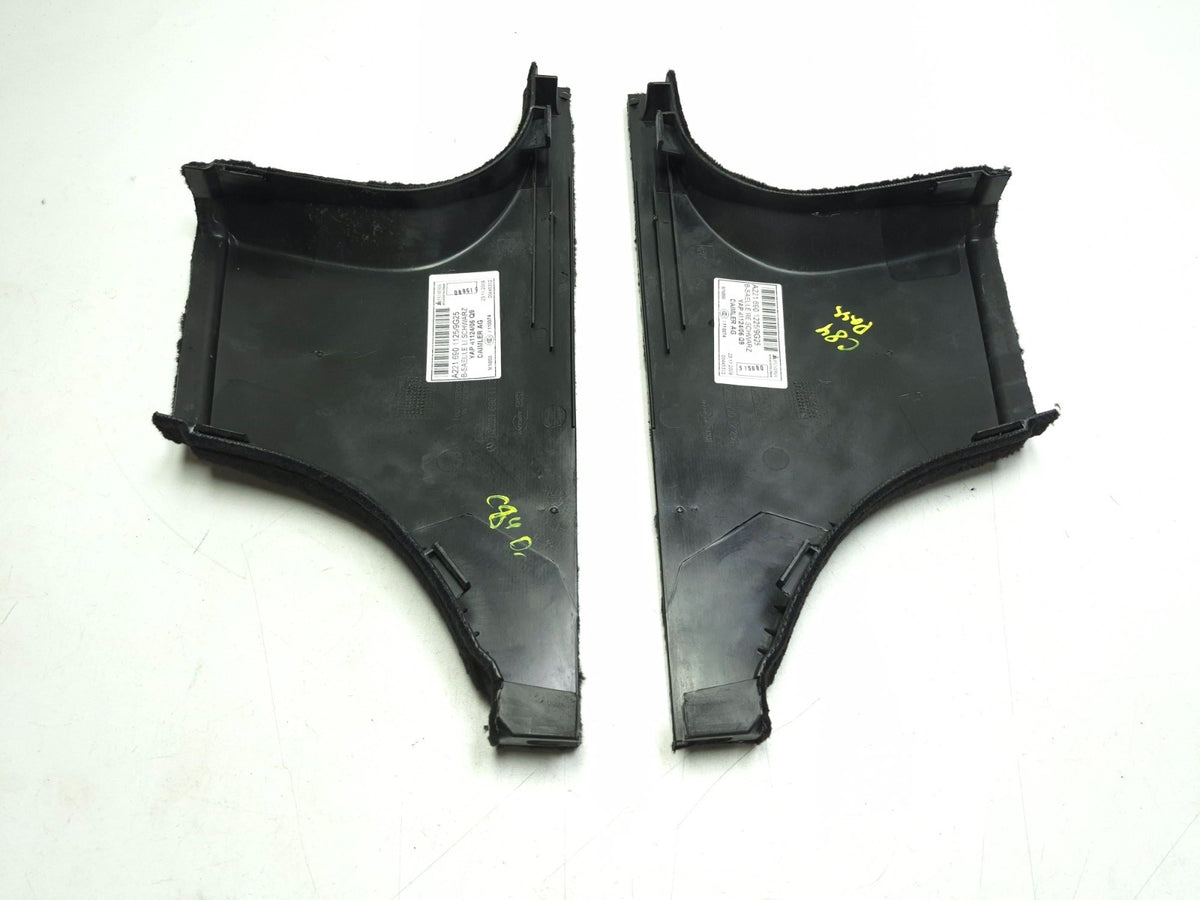 2010 Mercedes S400 W221 Center B Pillar Trim Cover Left & Right OEM