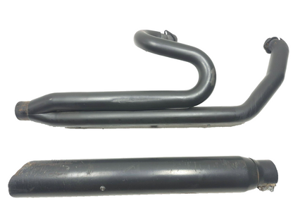 2007-2008 Harley Touring Black Pipe 2-into-1 Header& Muffler Exhaust System
