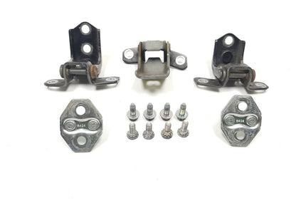 2009 Mazda Cx-7 Passenger Side Door Hinge & Striker 6pcs W/ Bolt 8pcs OEM