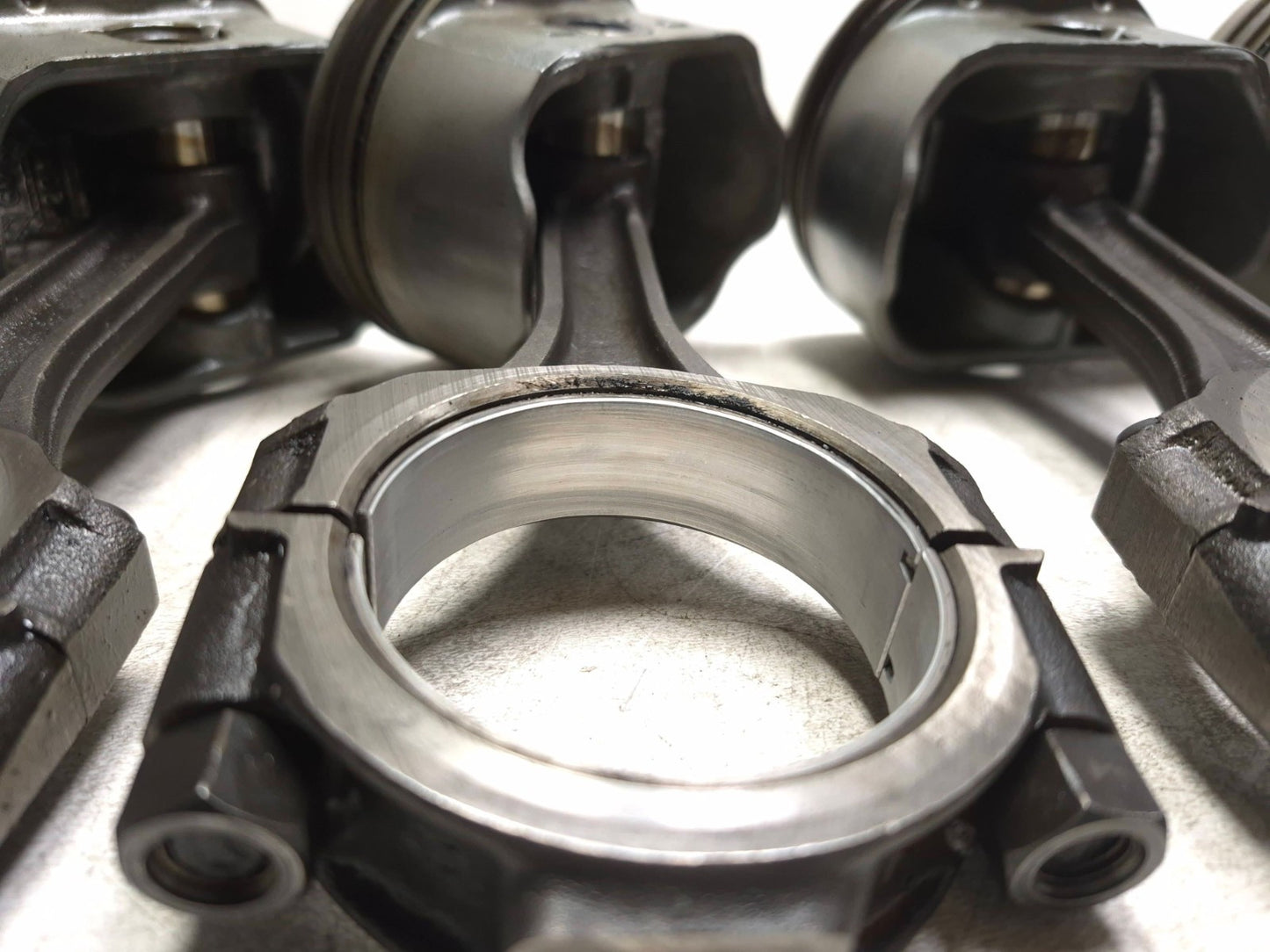 Yale Forklift V6 4.3l Engine Piston W/ Connecting Rod 6 Pcs OEM