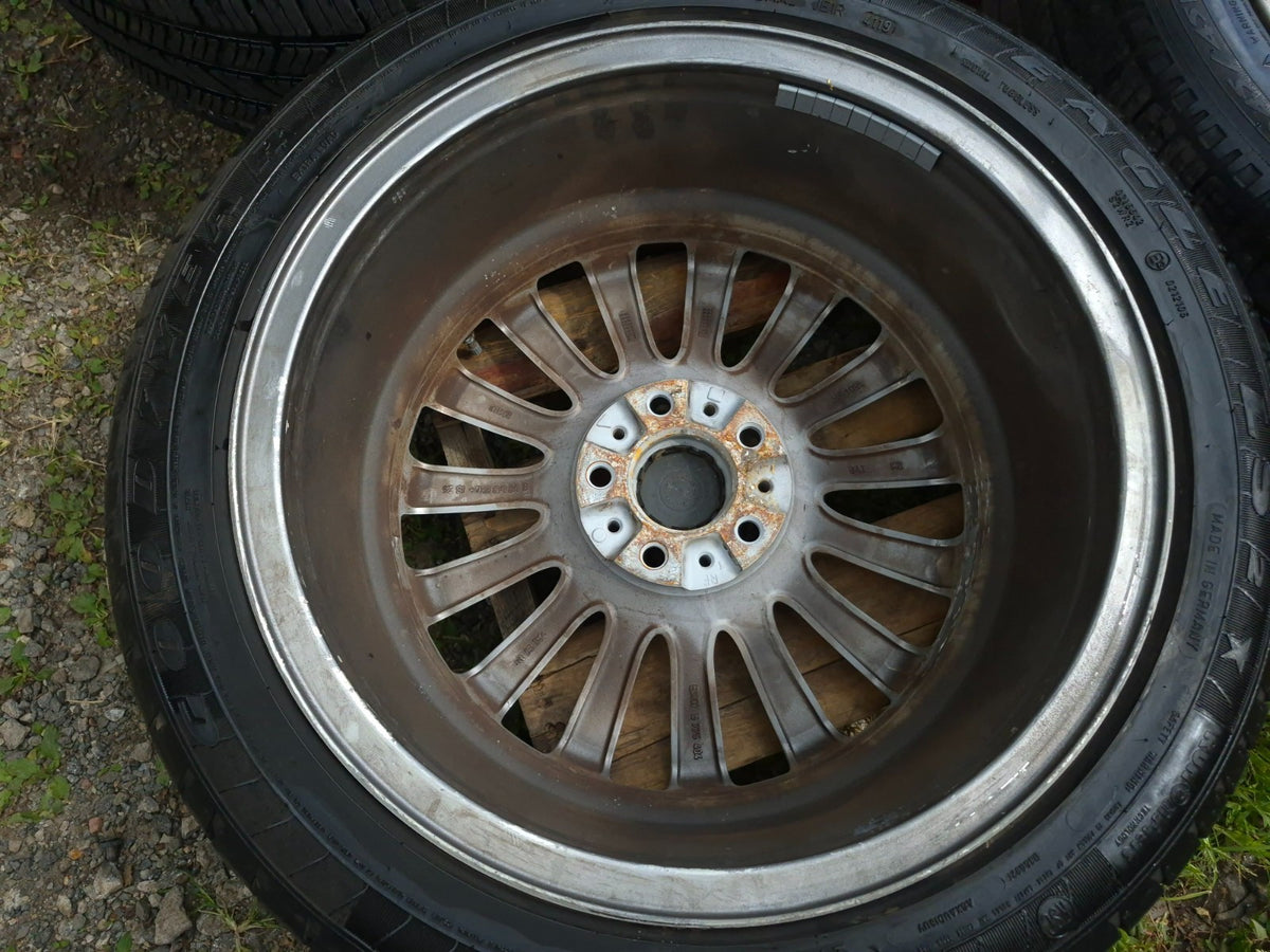 2011 BMW 750li Wheel Rim W/ Tire 245/45/r19 19x8.5j 4.8/32 Et 25 4 Pcs OEM