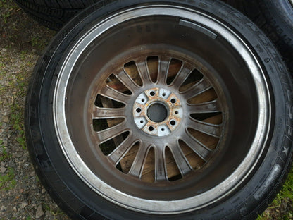 2011 BMW 750li Wheel Rim W/ Tire 245/45/r19 19x8.5j 4.8/32 Et 25 4 Pcs OEM