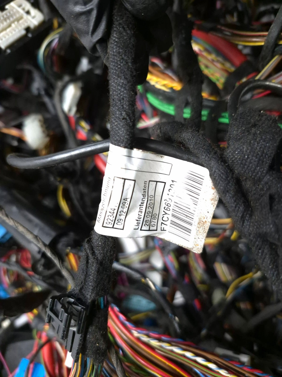 2011 BMW 750li Main Body Interior Wire Harness 9166354 Oem✅
