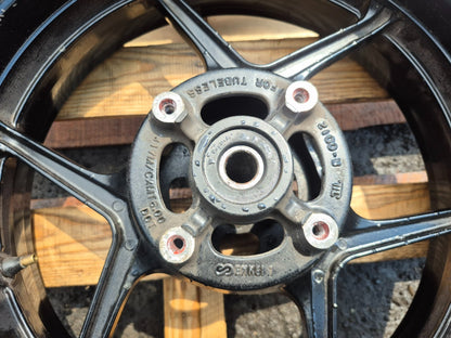 2005 Kawasaki Ninja Zx10r Rear Wheel Rim & Tire  OEM