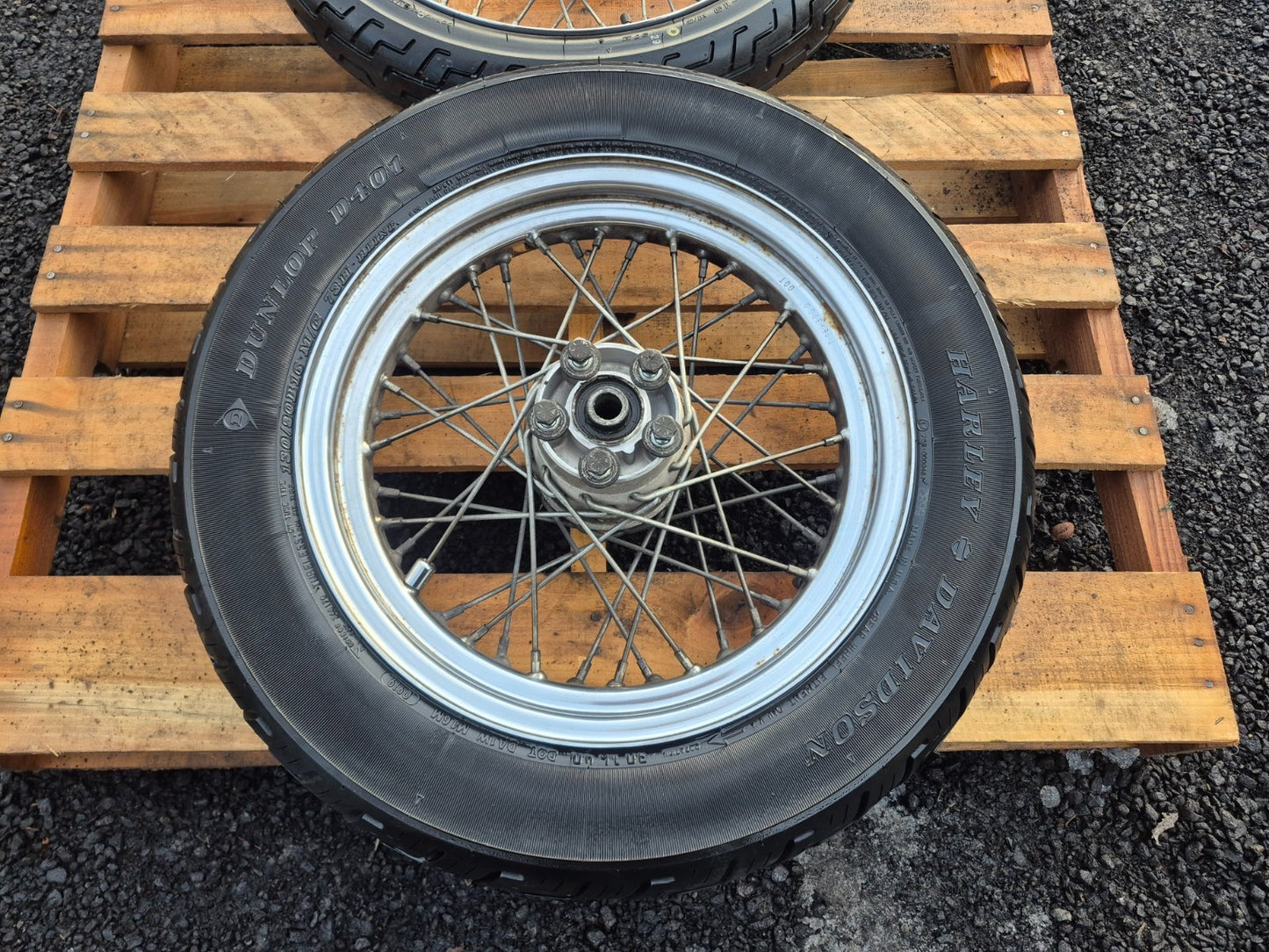 1997 Harley Sportster Xl883  Xl 883 Rear & Front Wheel W/ Tire Pair 16" 19" OEM