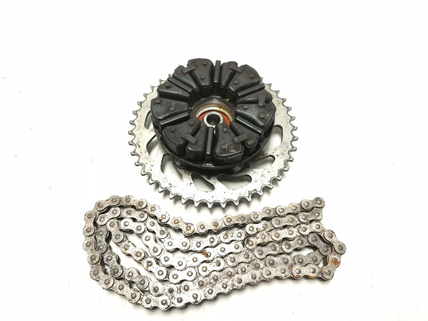 2017 Yamaha Yzf R3 Rear Sprocket & Drive Chain Pair OEM
