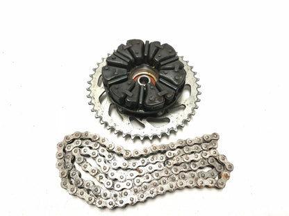 2017 Yamaha Yzf R3 Rear Sprocket & Drive Chain Pair OEM