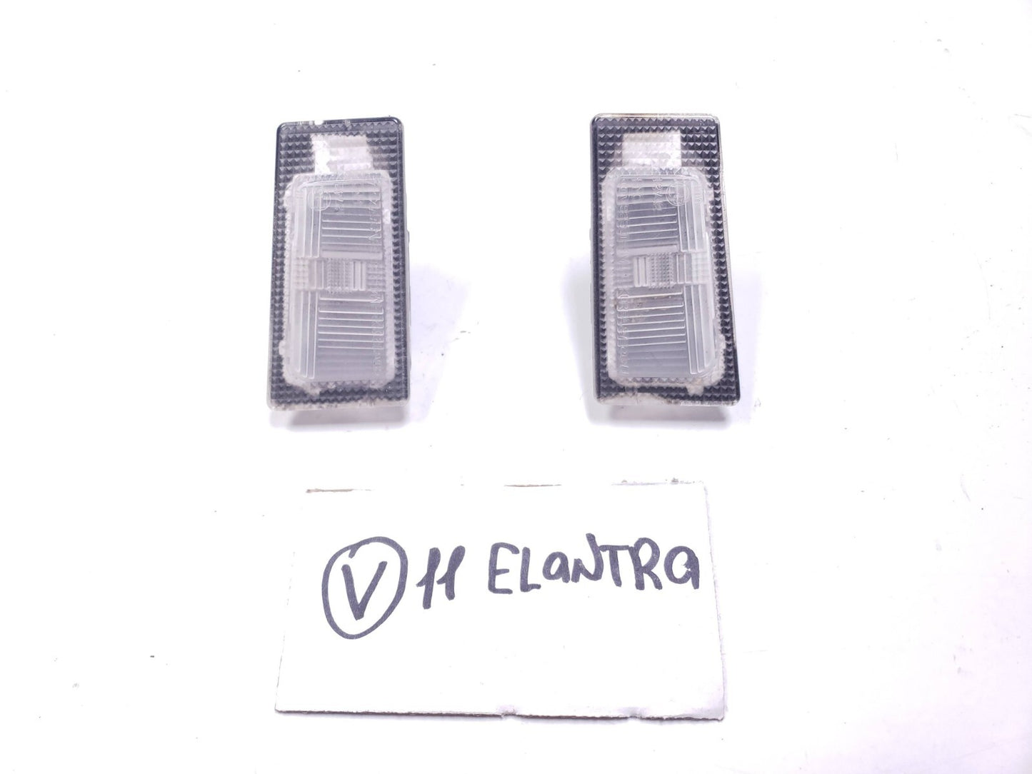 2011 2012 2013 Hyundai Elantra Sedan Trunk Lid License Plate Light 2pcs OEM