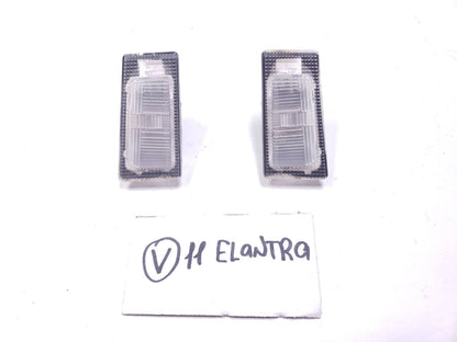 2011 2012 2013 Hyundai Elantra Sedan Trunk Lid License Plate Light 2pcs OEM