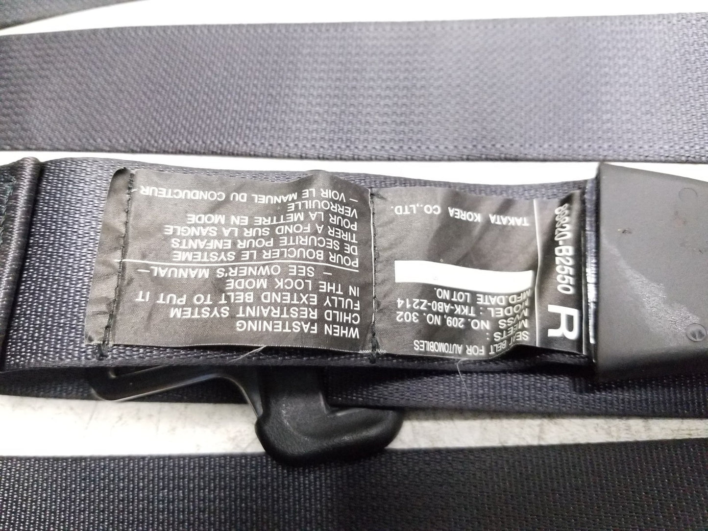 2014 - 2019 Kia Soul Seat Belt Retractor Set OEM