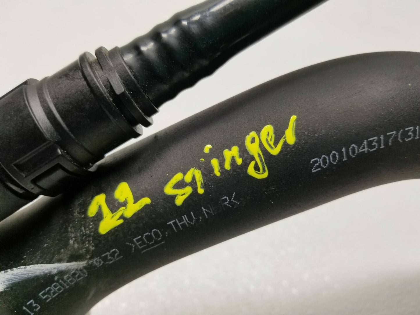 2022 Kia Stinger Fuel Tank Filler Neck Hose Pipe OEM