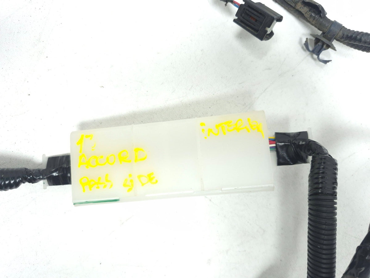 2013 Honda Accord Interior Body Wire Harness Right Passenger Side OEM
