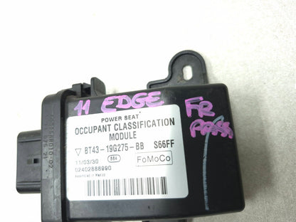 2011 Ford Edge Front Right Passenger Seat Occupant Modul  OEM