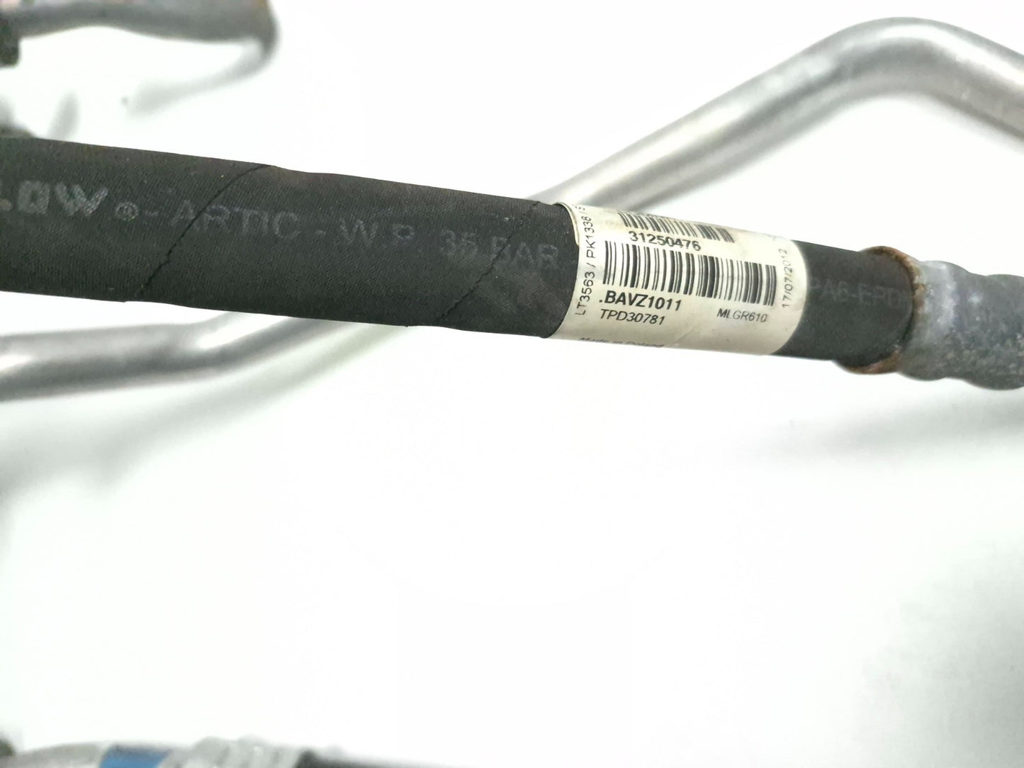 2013 Volvo S60 T5 A/c Hose Pipe Line Set OEM