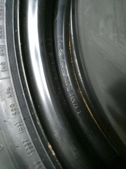2012 Toyota Camry Spare Tire T155/70 D17 OEM
