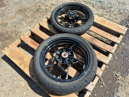 2019 Kawasaki Z400 Er400d Wheel Rim & Tire Front & Rear * Straight * OEM