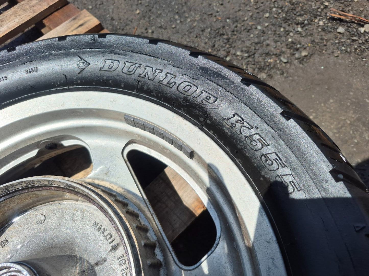 1997 Honda Magna Vf750 Front & Rear Wheel Rim OEM