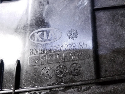 2015 Kia Soul Window Regulator Rear Passenger OEM 83481-b2010rr