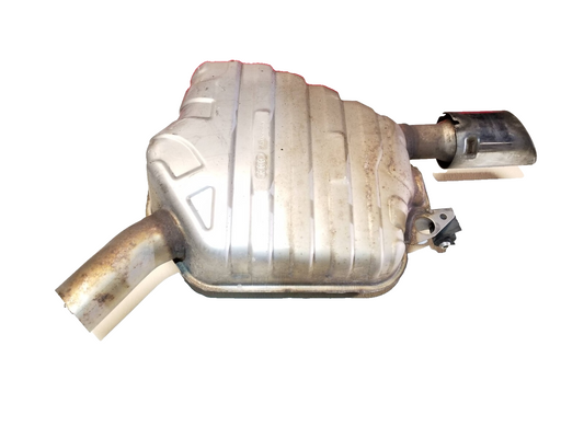 2014 Audi A6 C7 Rear Exhaust Muffler Left Driver Side 3.0t OEM