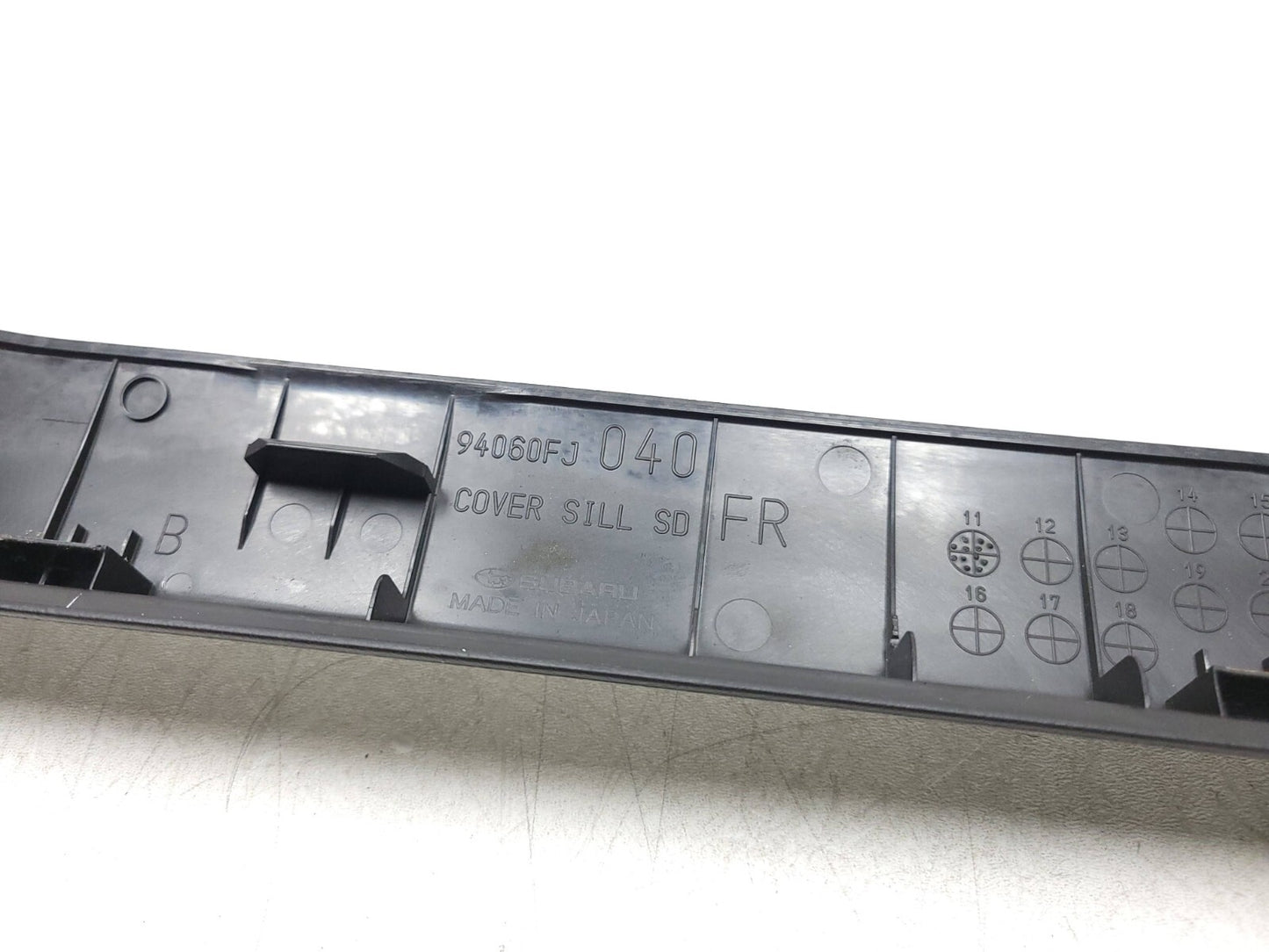 12-15 Subaru Impreza Front Door Sill Trim Scuff Pane Left & Right Pair OEM Sedan