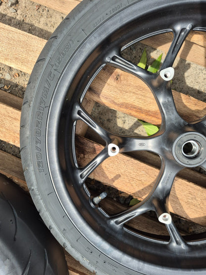 2015 Honda Ctx700n Wheel Rim & Tire Front & Rear *straight* OEM