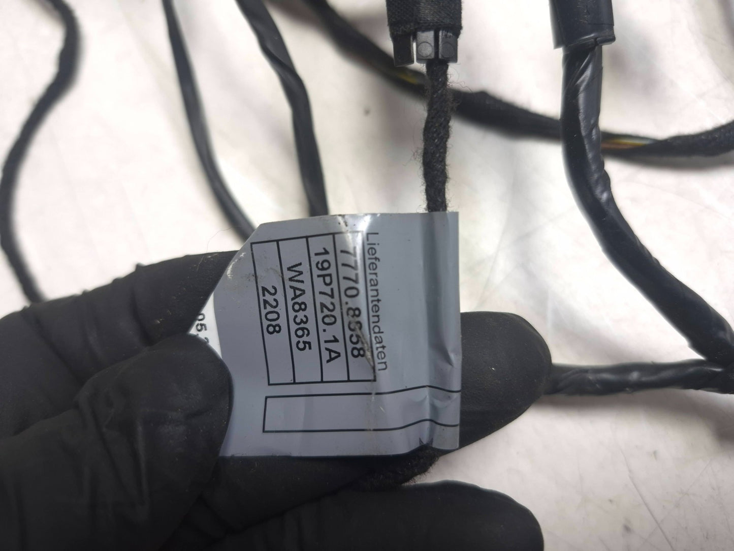 2008 BMW X6 E71 Front Door Wire Harness Passenger Side Right OEM