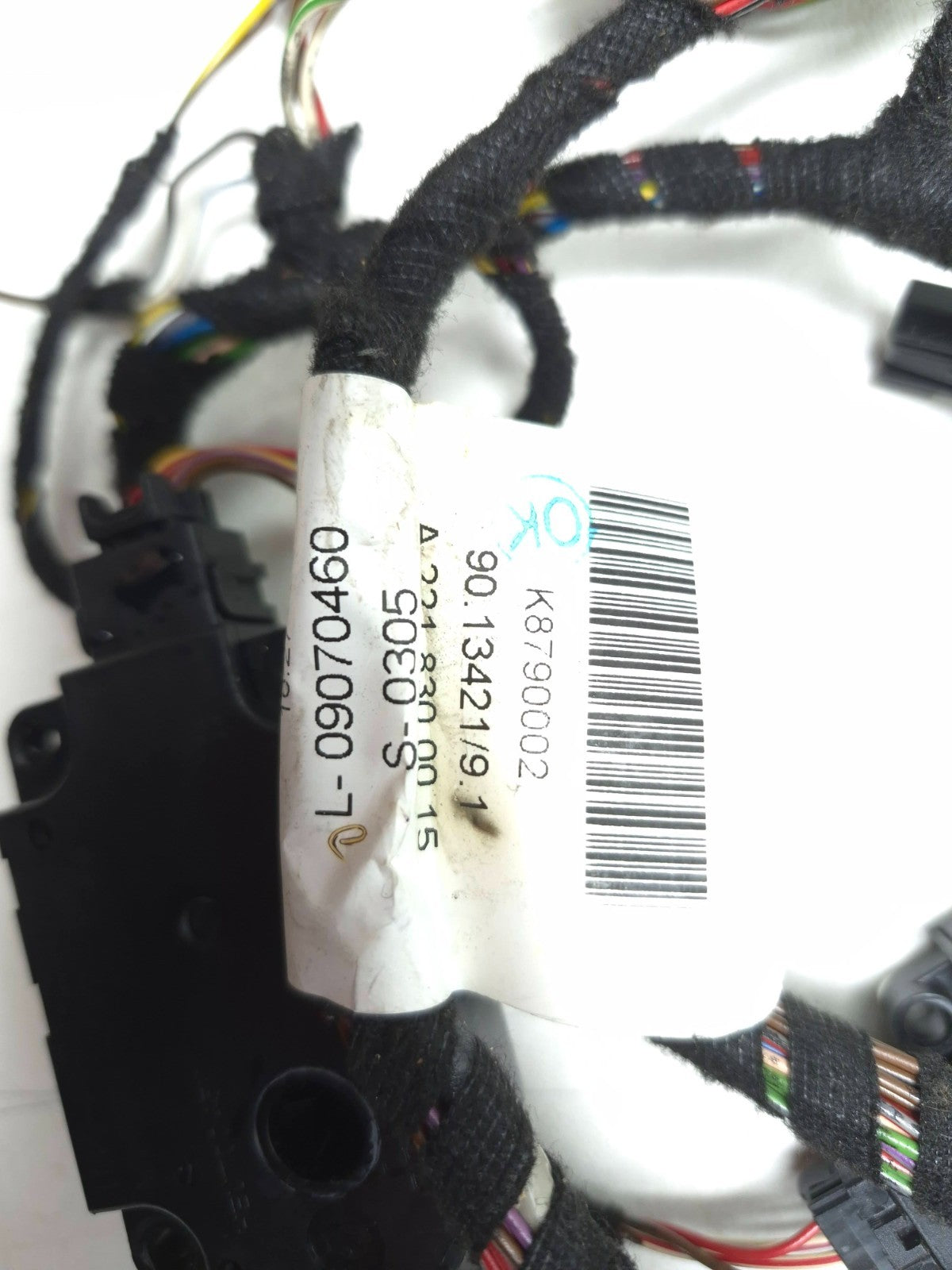 2010 Mercedes S400 HVAC Flap Actuator Motor Wiring Harness OEM