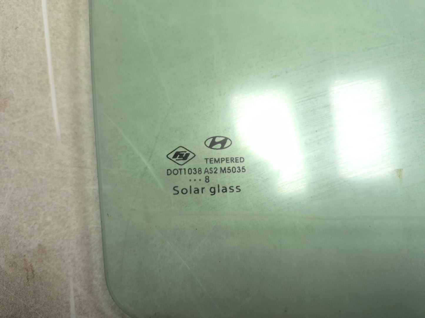 2018 Hyundai Sonata Rear Passenger Door Window Glass OEM 45k Milise
