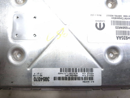2020 Dodge Challenger Engine Computer Control Module Ecu 5.7l OEM