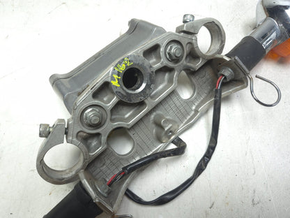 1991 Kawasaki Vulcan 500 En500 Front Fork Upper Triple Tree W/ Turn Signal OEM