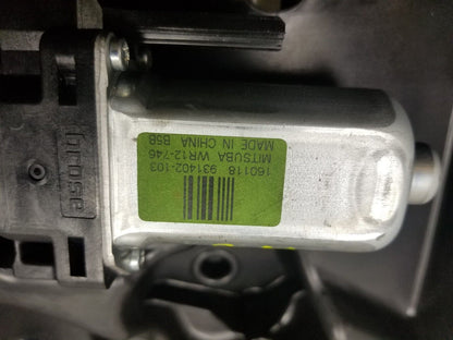 16 - 22 Dodge Durango Door Window Regulator Panel Rear Passenger Side Right OEM