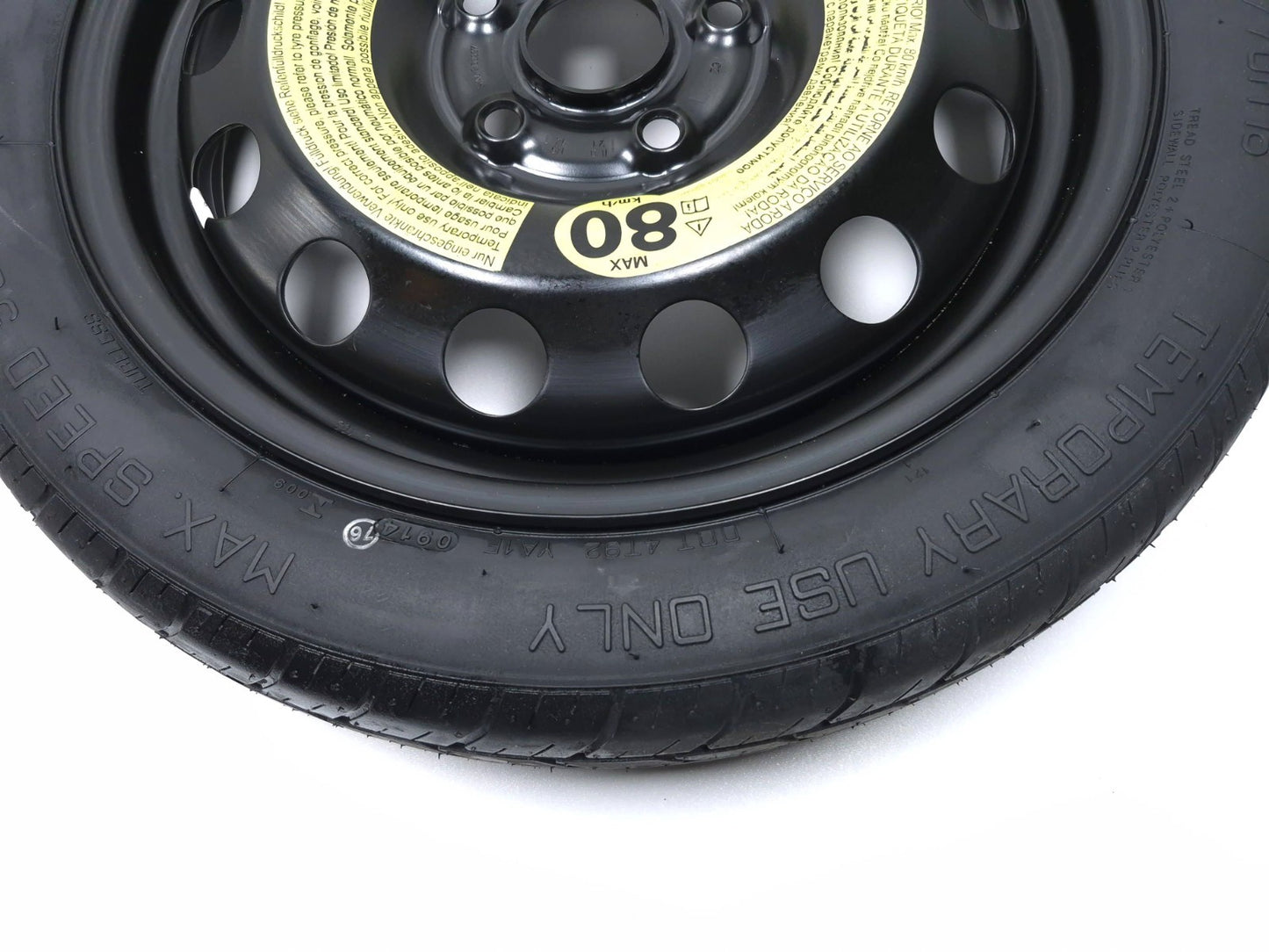 2015 Volkswagen Golf Spare Tire T125/70 R16 OEM