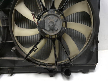 2012 Toyota Camry Front Engine Radiator Dual Fan Motor W/ Reservoir OEM