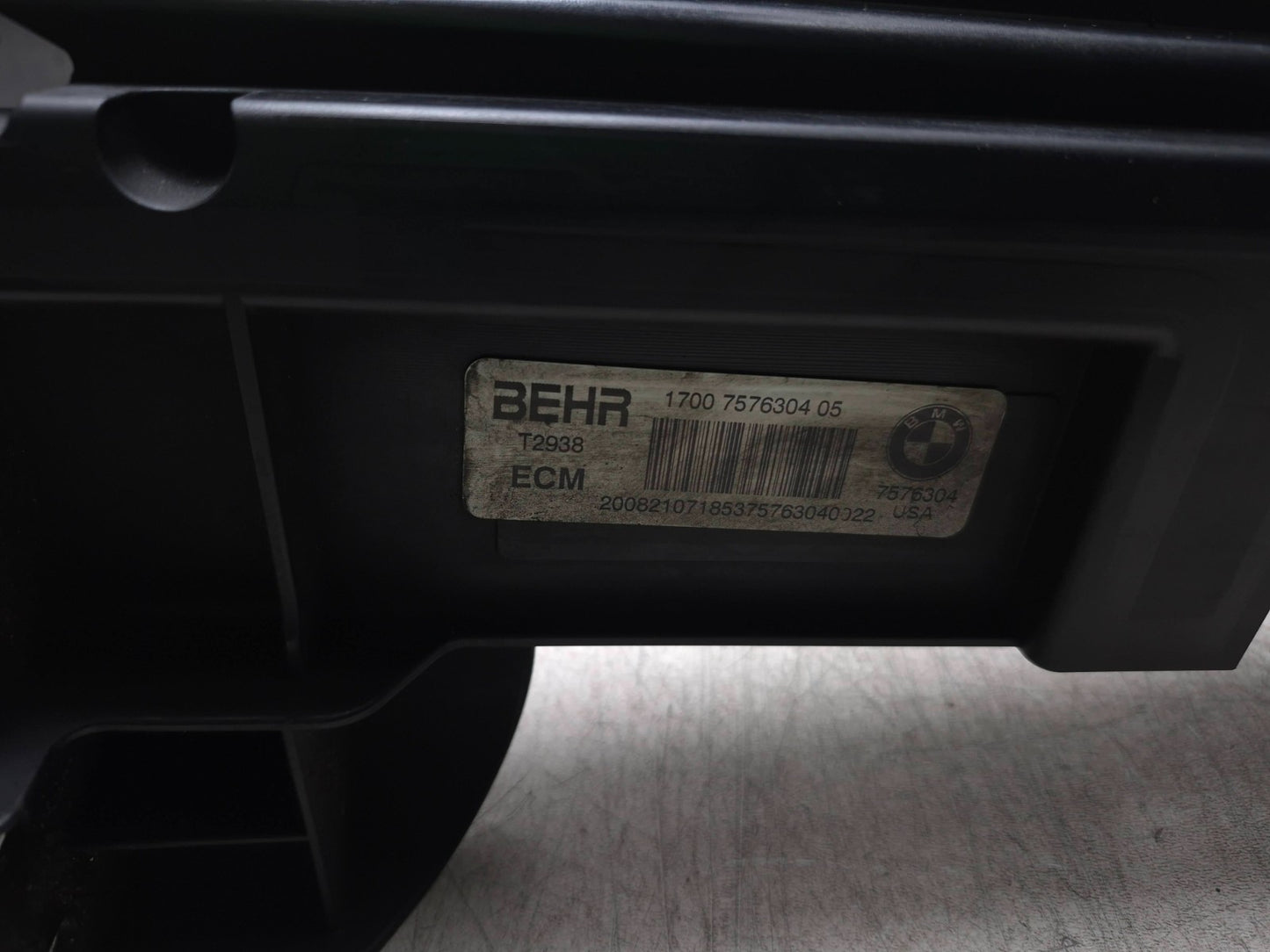 2008 BMW X6 E71 Front Engine Radiator Support Panel Carrier OEM