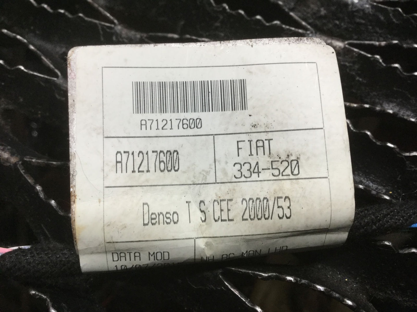 2017 Jeep Renegade Heater Motor Wire Harness OEM 7.000 Miles