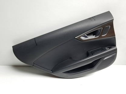2012 Audi A7 Rear Door Panel Trim Left Driver Side OEM
