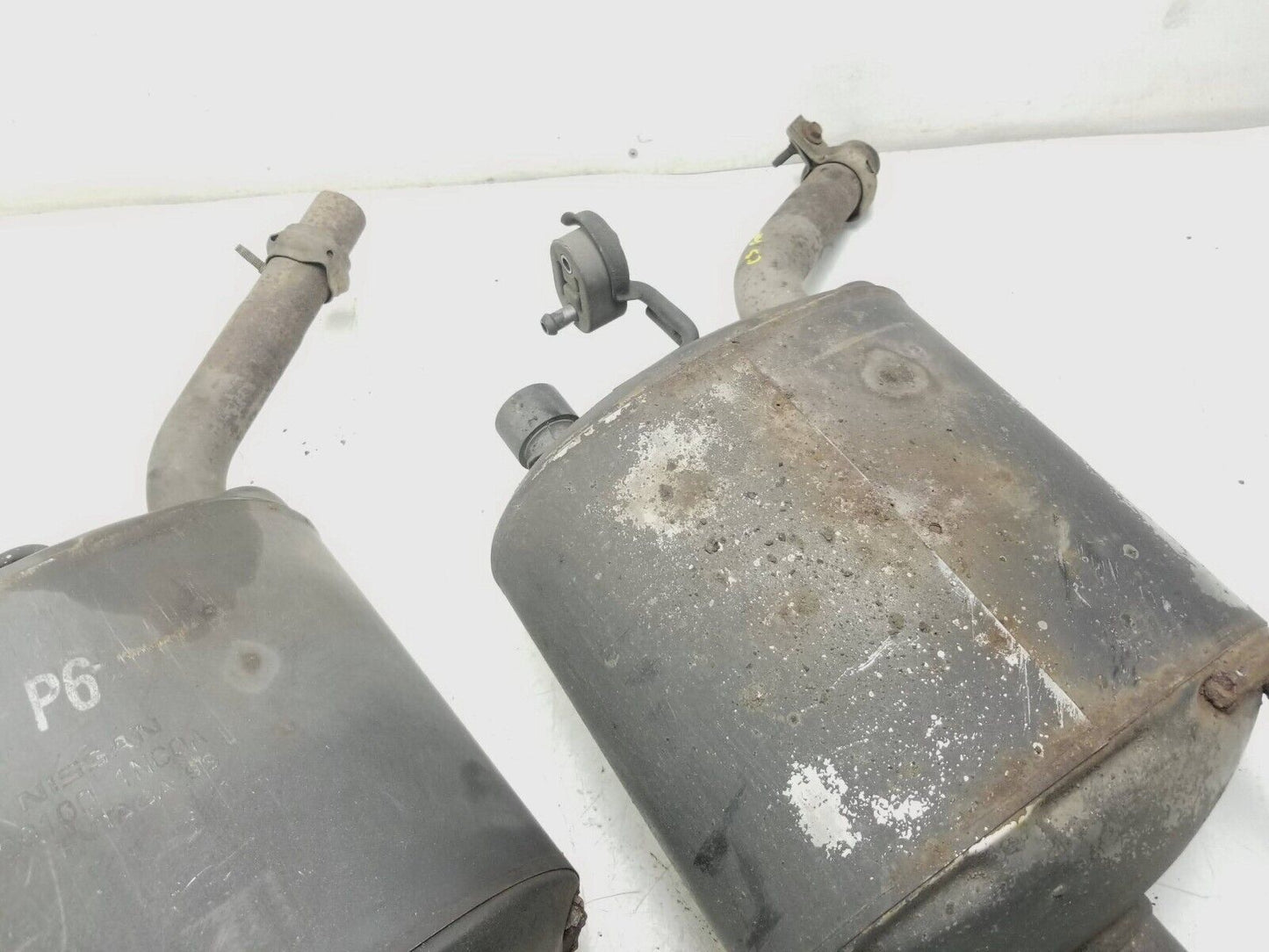 08-13 Infiniti G37 Rear Exhaust Muffler Pair OEM ***sedan***