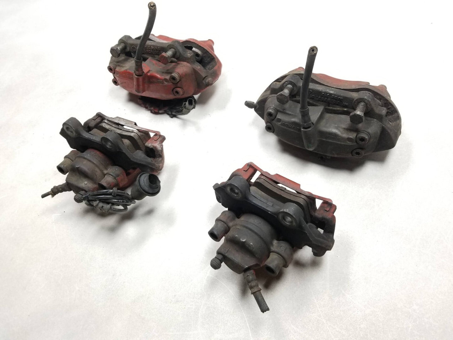 2004 Mercedes CL500 Brake Caliper Front & Rear 4pcs OEM